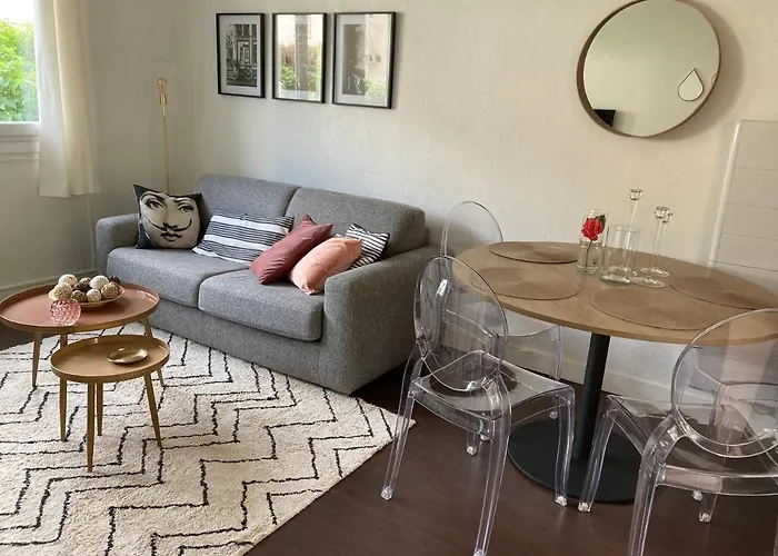 50 M2 T2 Au Calme, Lumineux, Confortable, Cosy, Climatise, Privatif Avec Parking Gratuit Et Terrasse