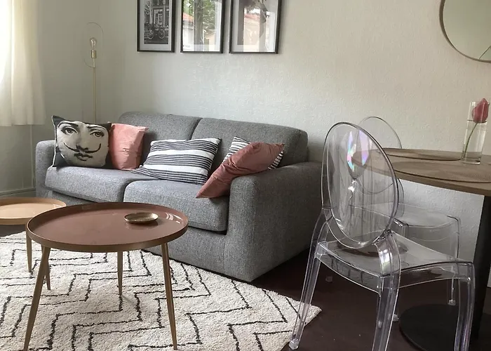 50 M2 T2 Au Calme, Lumineux, Confortable, Cosy, Climatise, Privatif Avec Parking Gratuit Et Terrasse